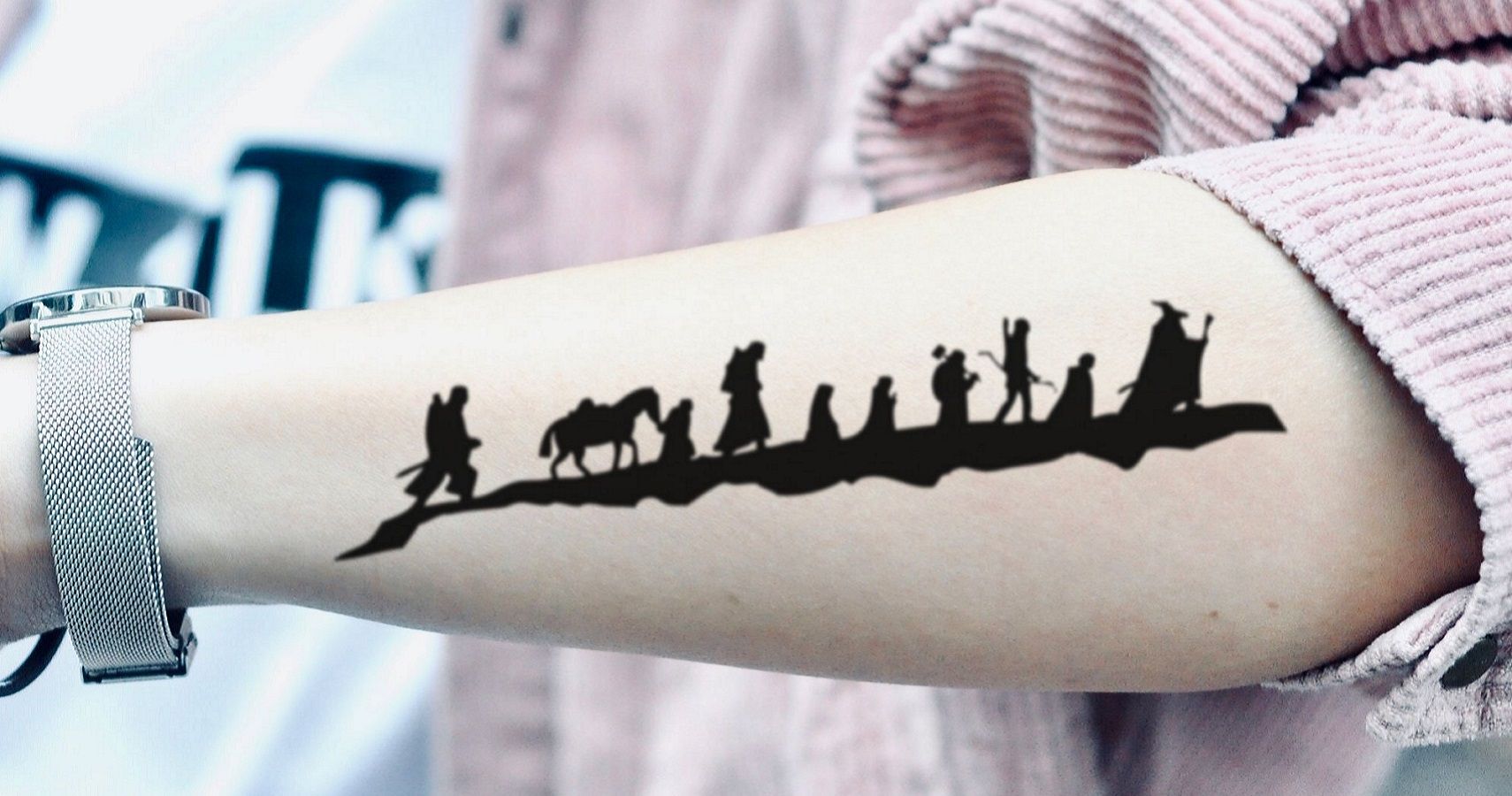 subtle lord of the rings tattoo ideas for discreet placement