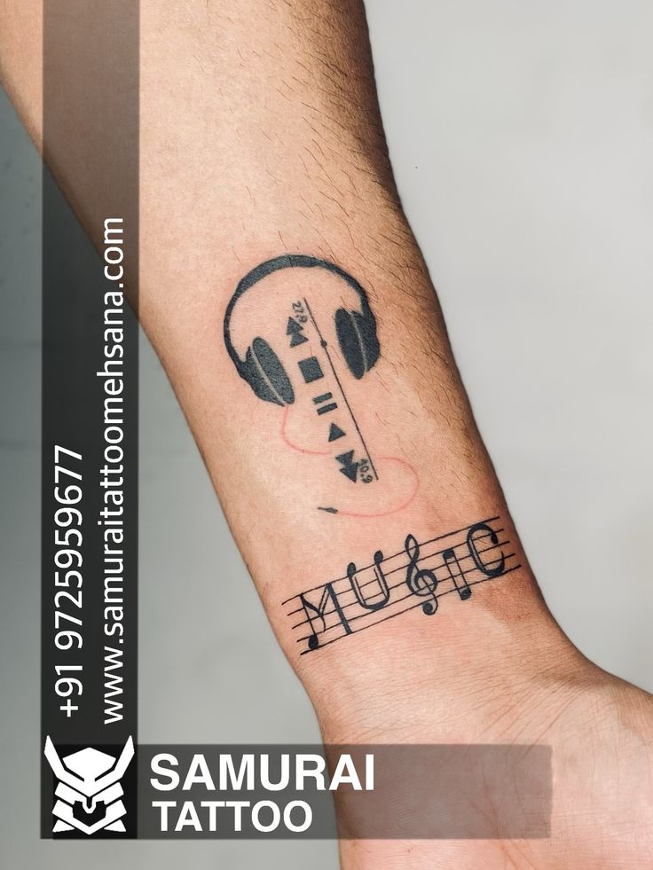 subtle music-themed tattoo suggestions