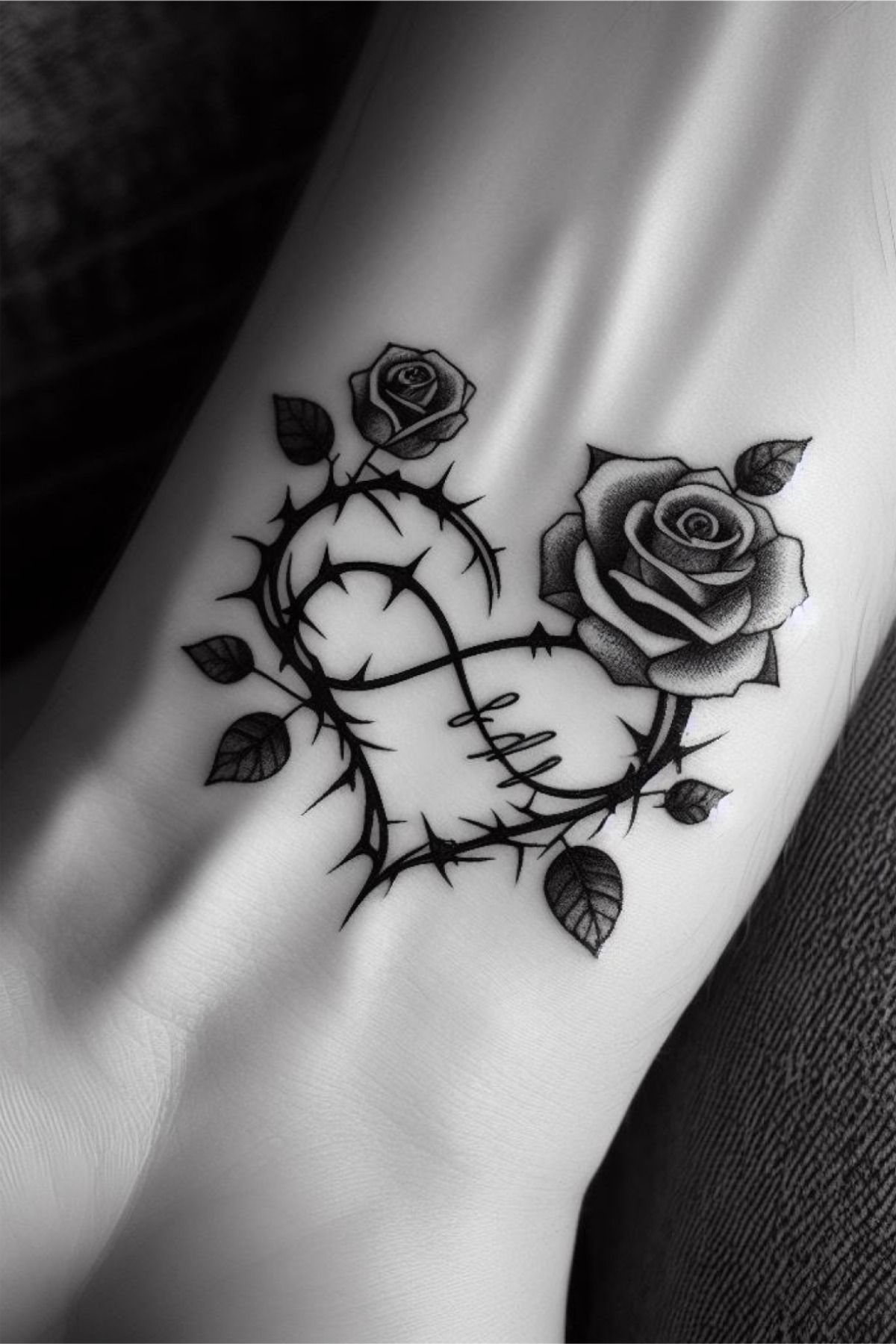 subtle rose tattoo styles