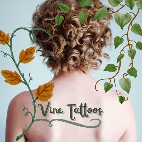 subtle vines tattoo ideas for beginners