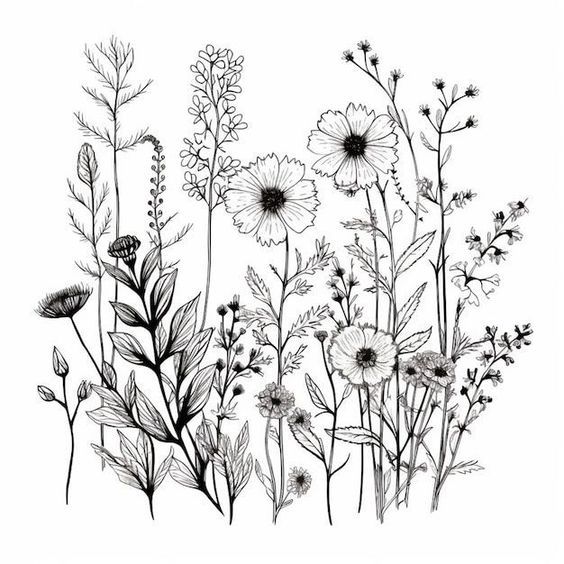 subtle wildflower tattoo ideas for intimate placements