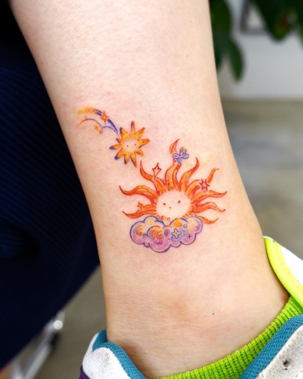 sun tattoo ideas 0056