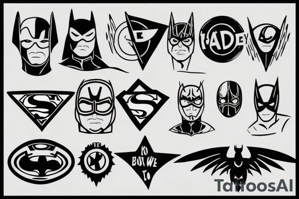 Superhero Tattoo Ideas 0042