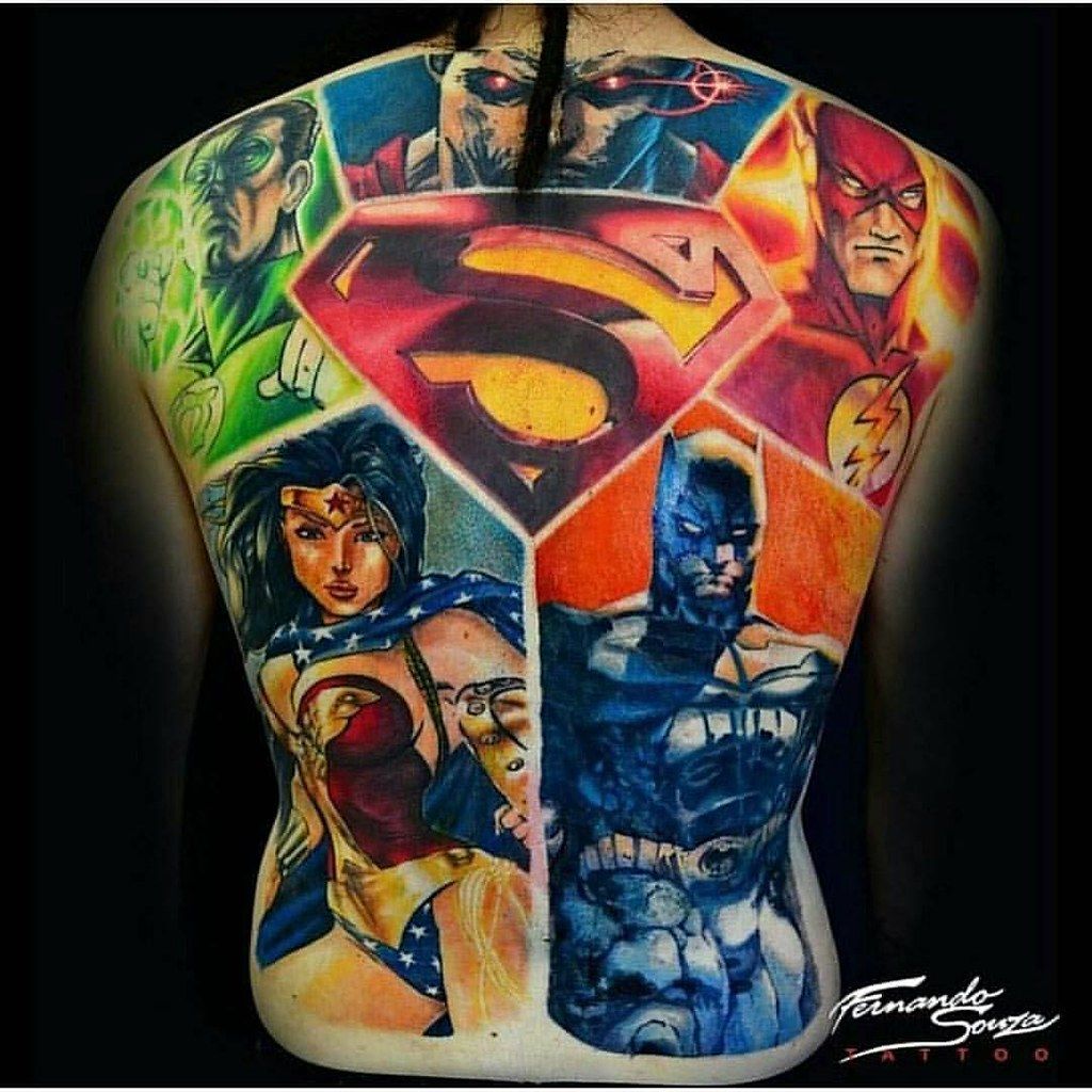 Superhero Tattoo Ideas 0086