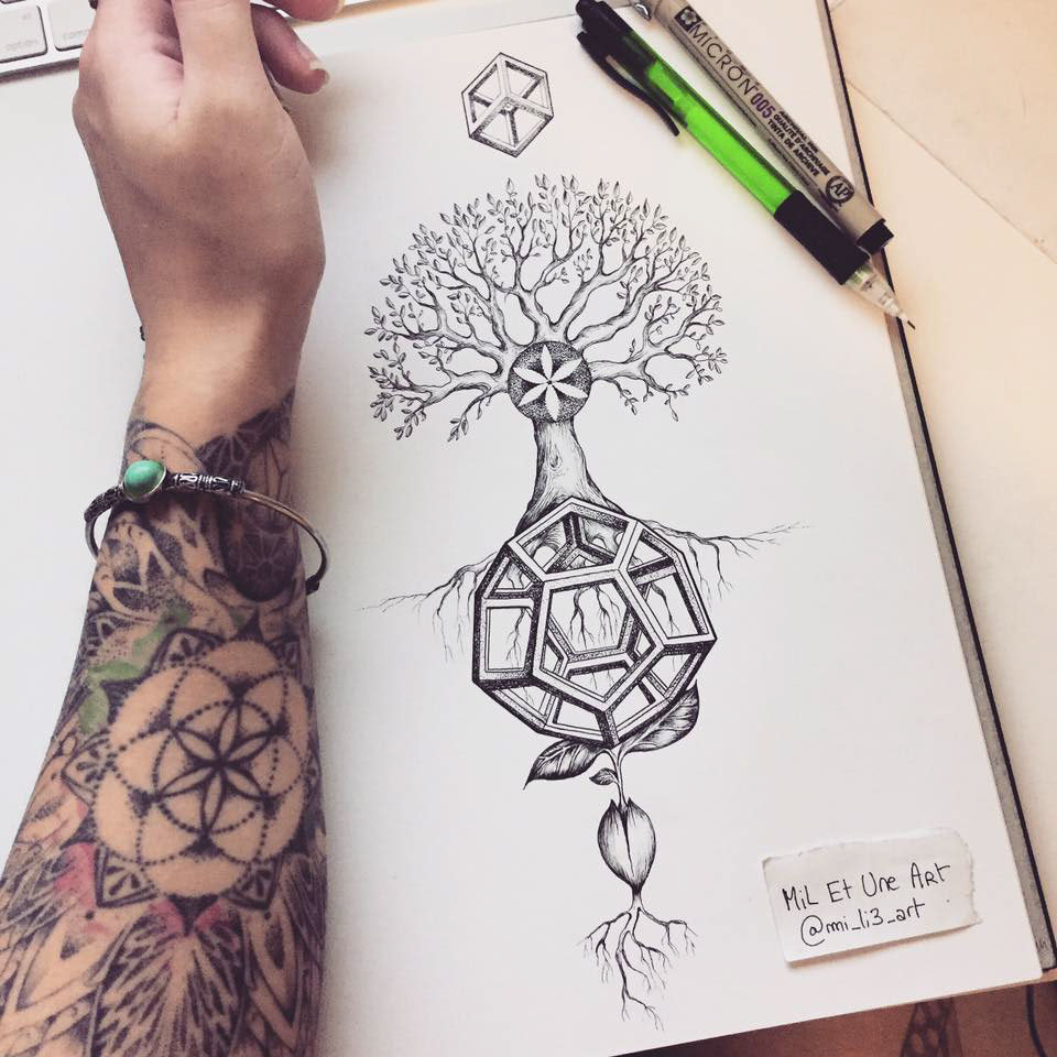 symbolic balance tattoo visuals