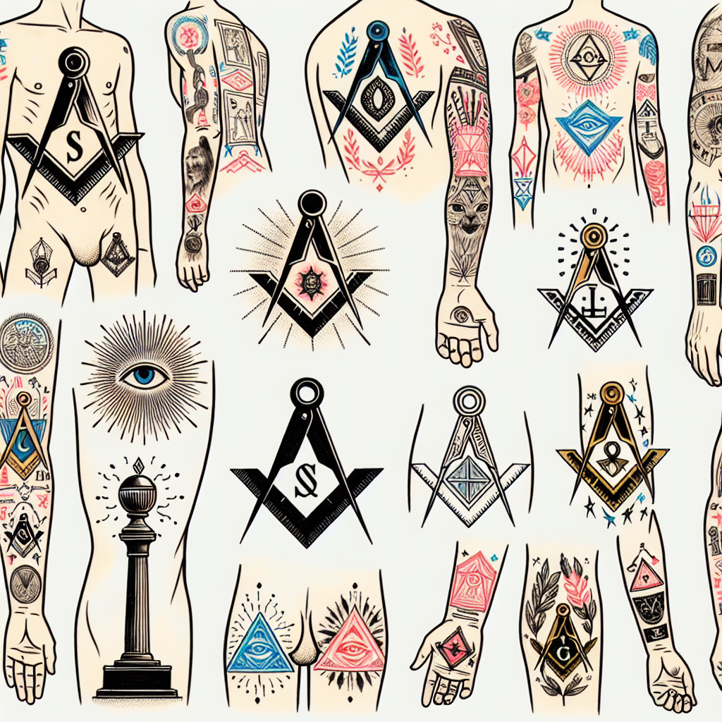 symbolic Freemason tattoo ideas