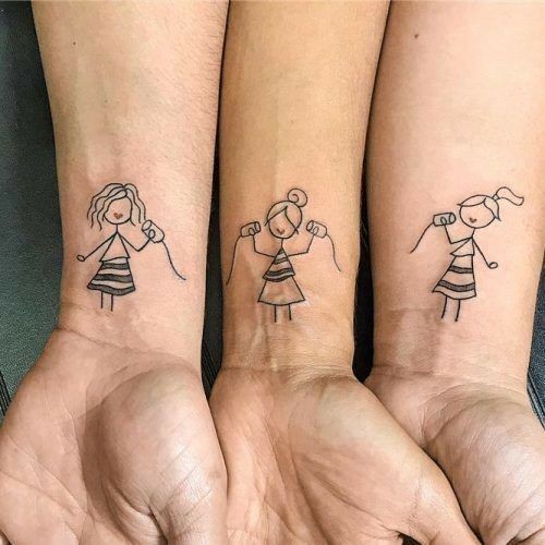 symbolic sisters tattoo ideas.