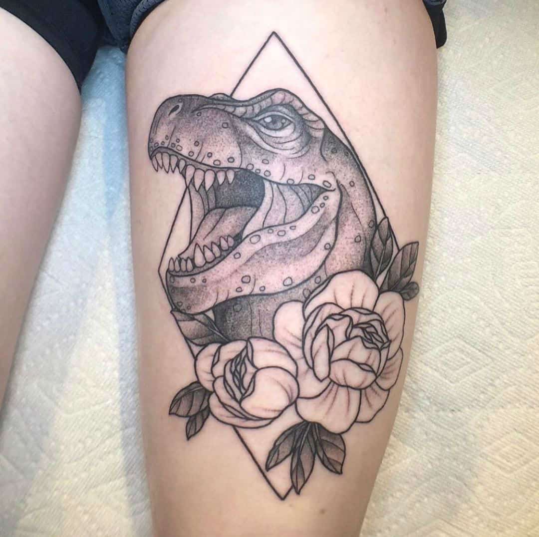 T Rex Tattoo Ideas 0035