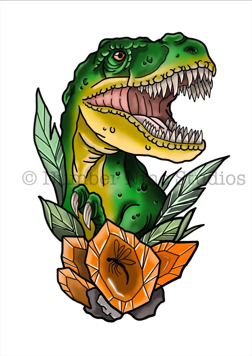 T Rex Tattoo Ideas 0039