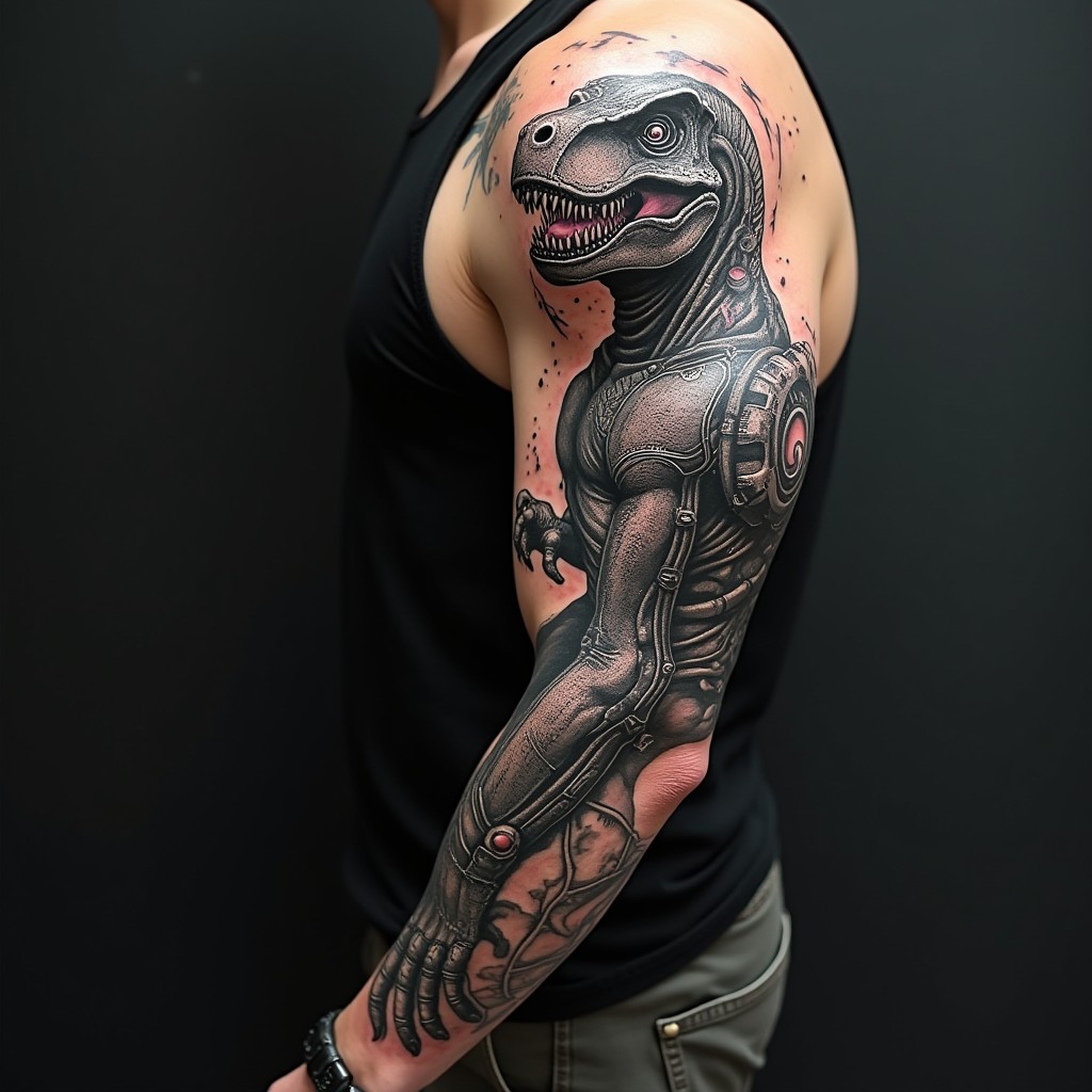 T Rex Tattoo Ideas 0045