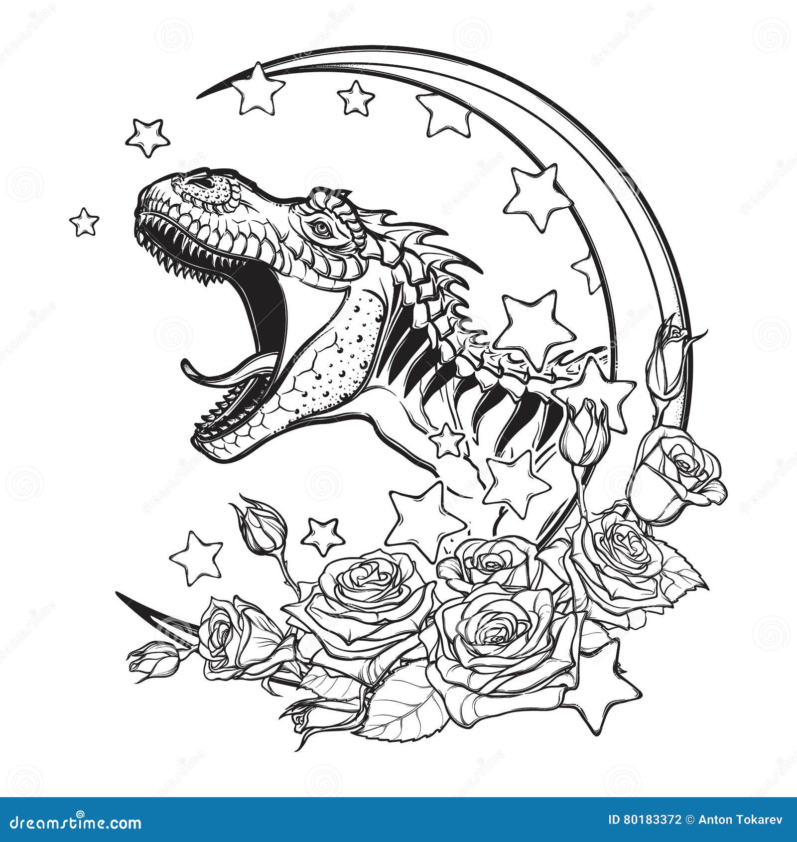 T Rex Tattoo Ideas 0047