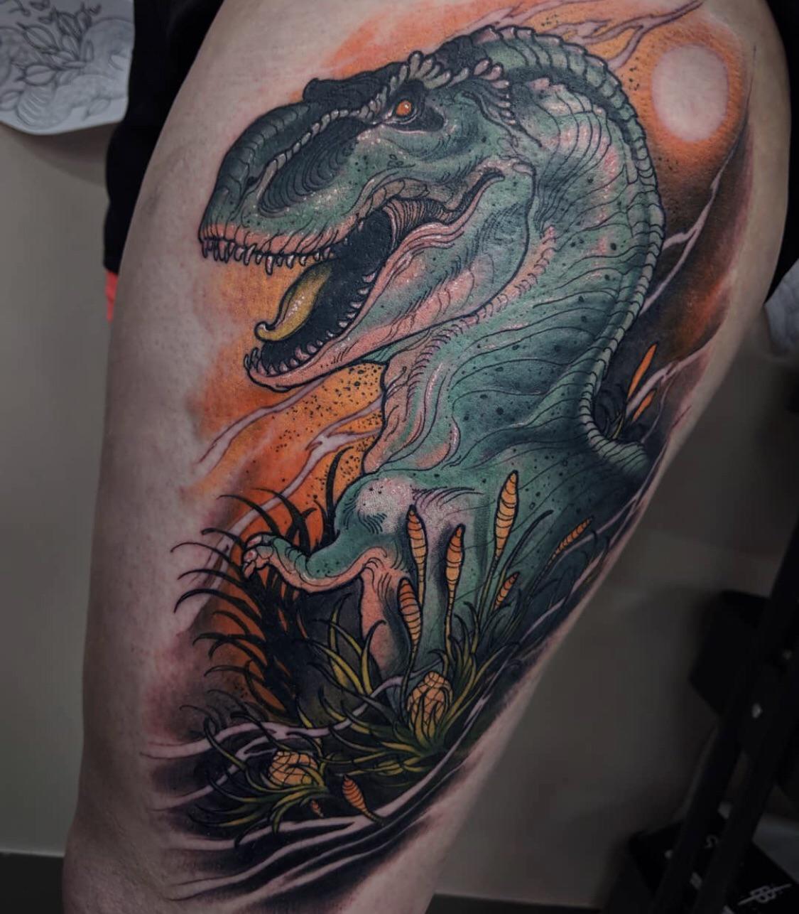 T Rex Tattoo Ideas 0048