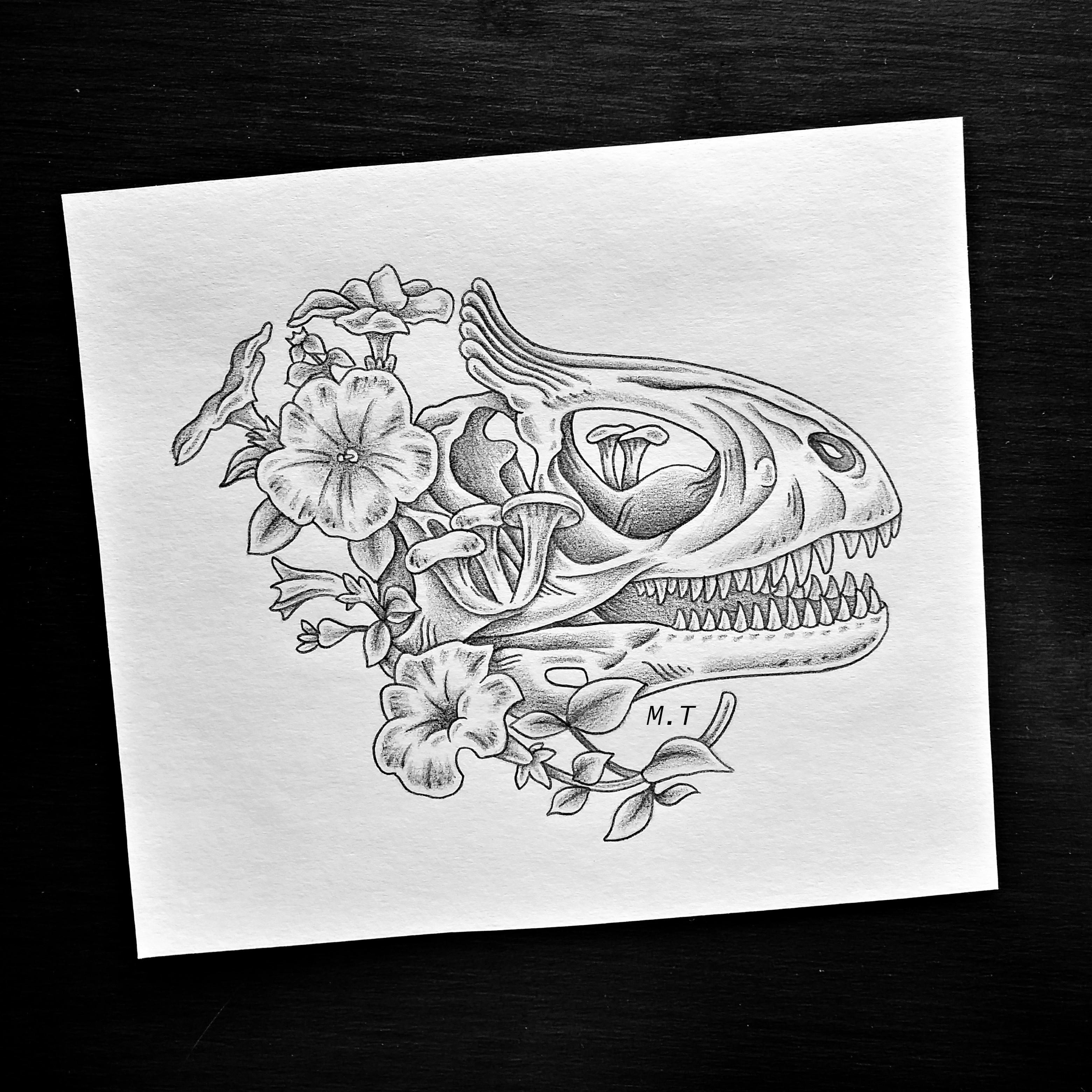 T Rex Tattoo Ideas 0059