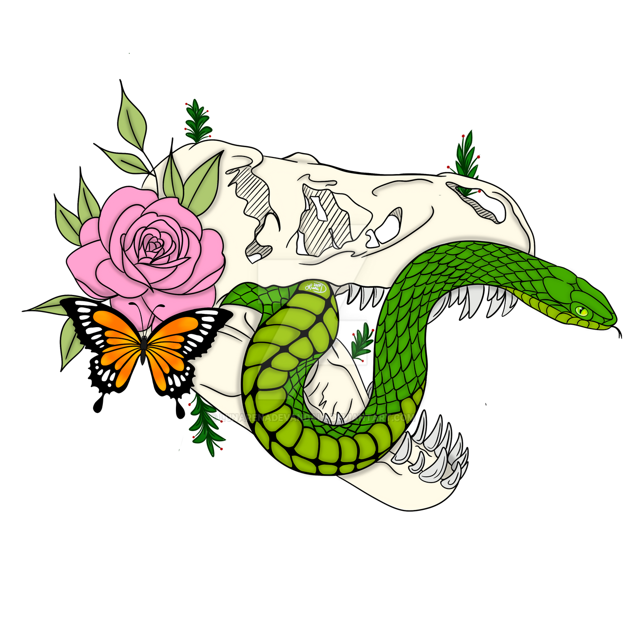 T Rex Tattoo Ideas 0069