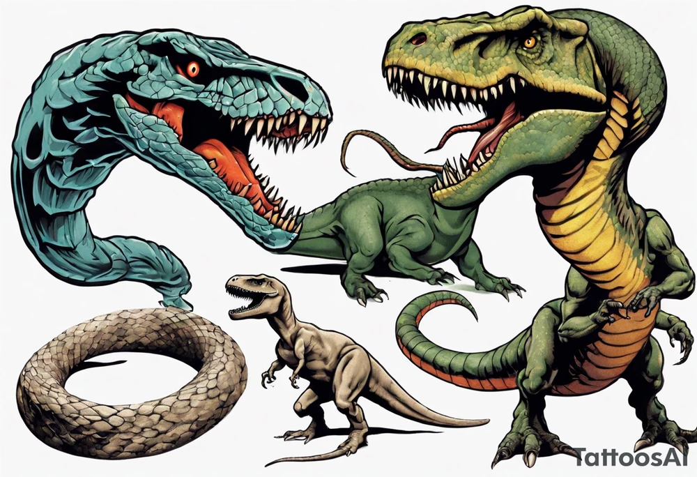 T Rex Tattoo Ideas 0088