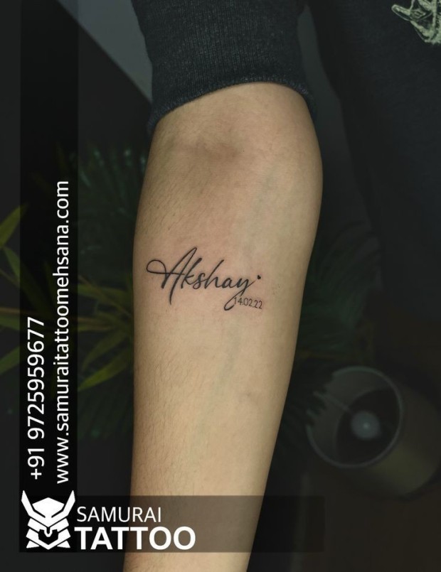 tattoo for partner’s name 0073