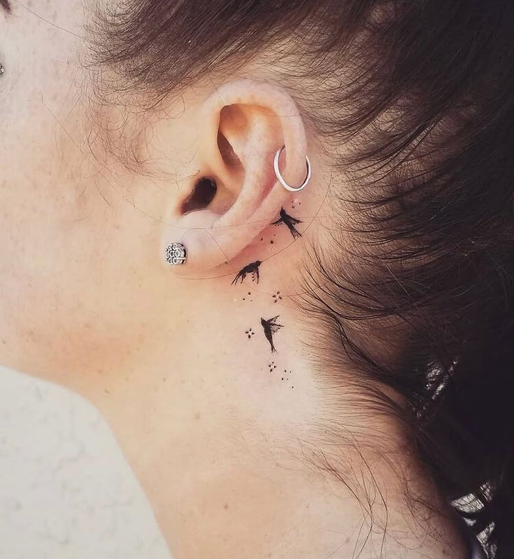 tattoo ideas for behind ear 0013