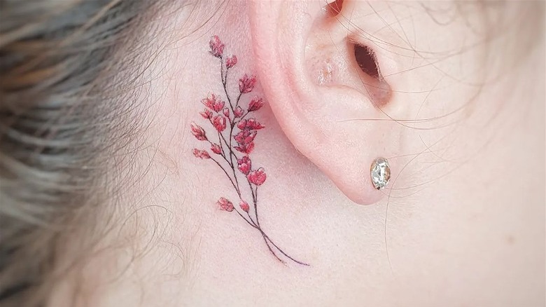 tattoo ideas for behind ear 0019