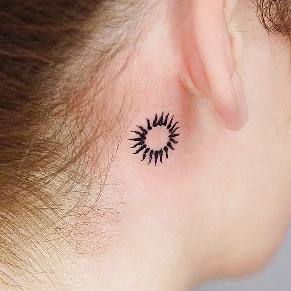 tattoo ideas for behind ear 0021