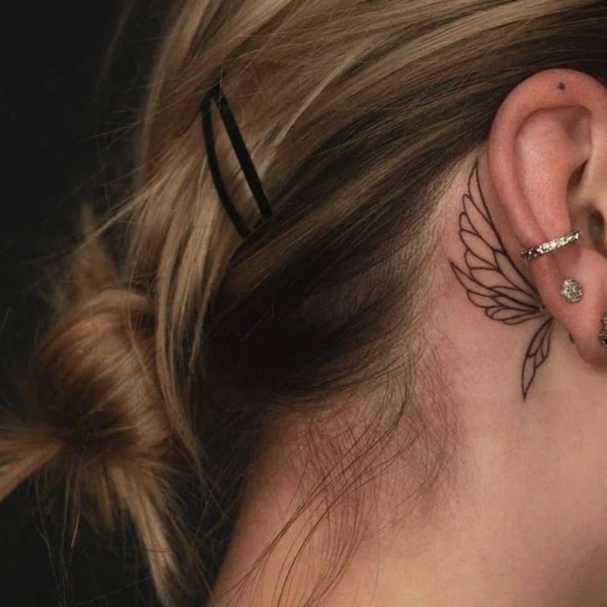 tattoo ideas for behind ear 0023