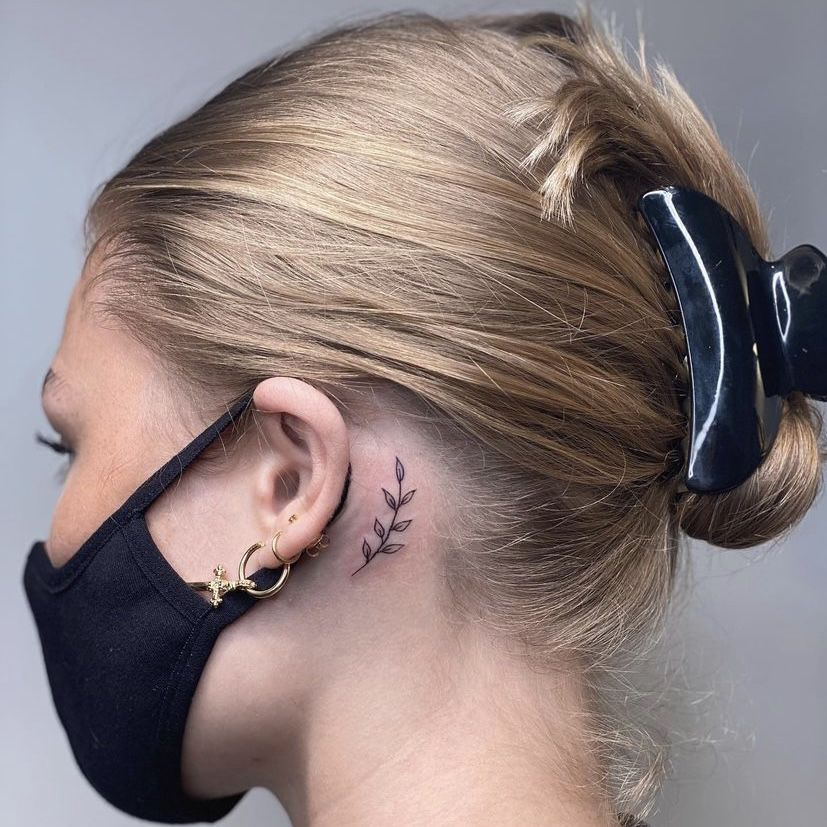 tattoo ideas for behind ear 0025