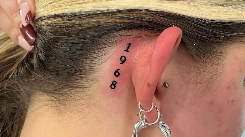 tattoo ideas for behind ear 0027