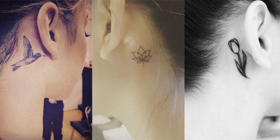 tattoo ideas for behind ear 0028