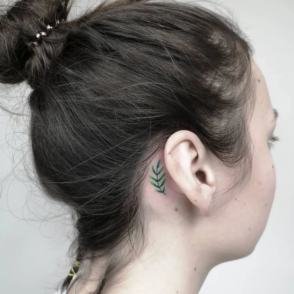 tattoo ideas for behind ear 0042