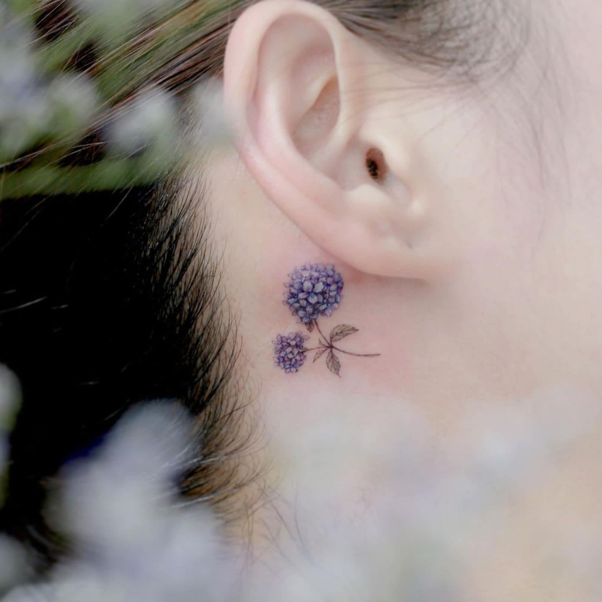 tattoo ideas for behind ear 0043