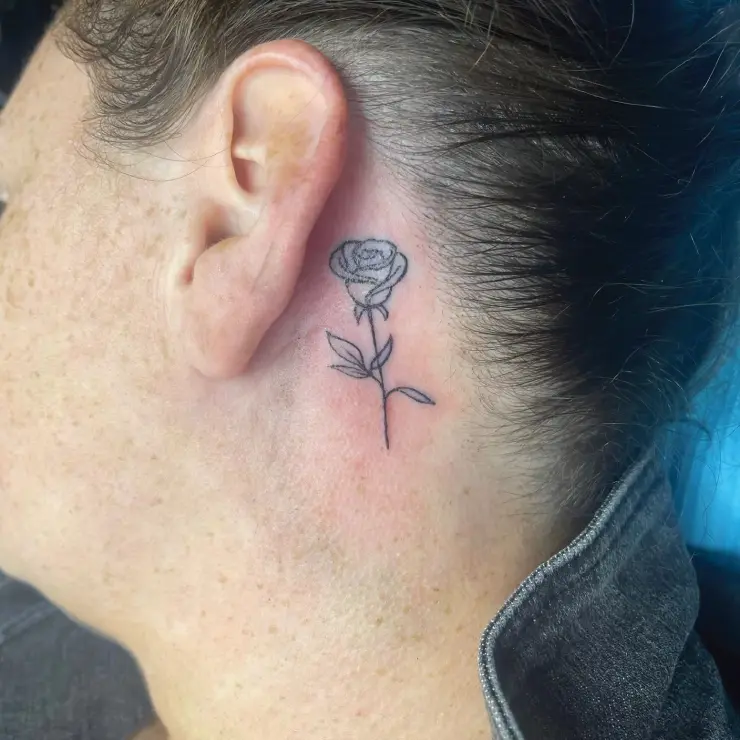 tattoo ideas for behind ear 0063