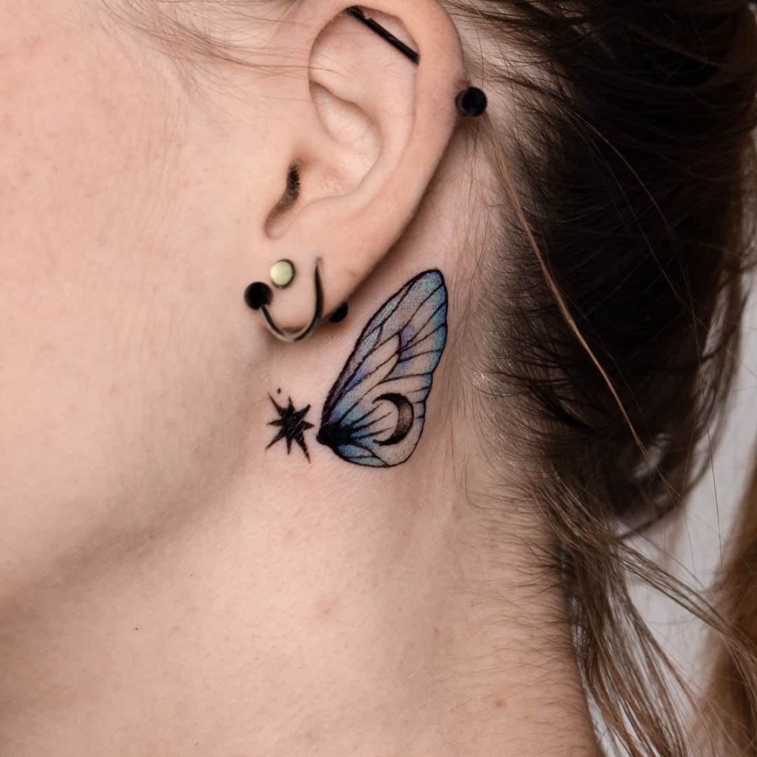 tattoo ideas for behind ear 0072