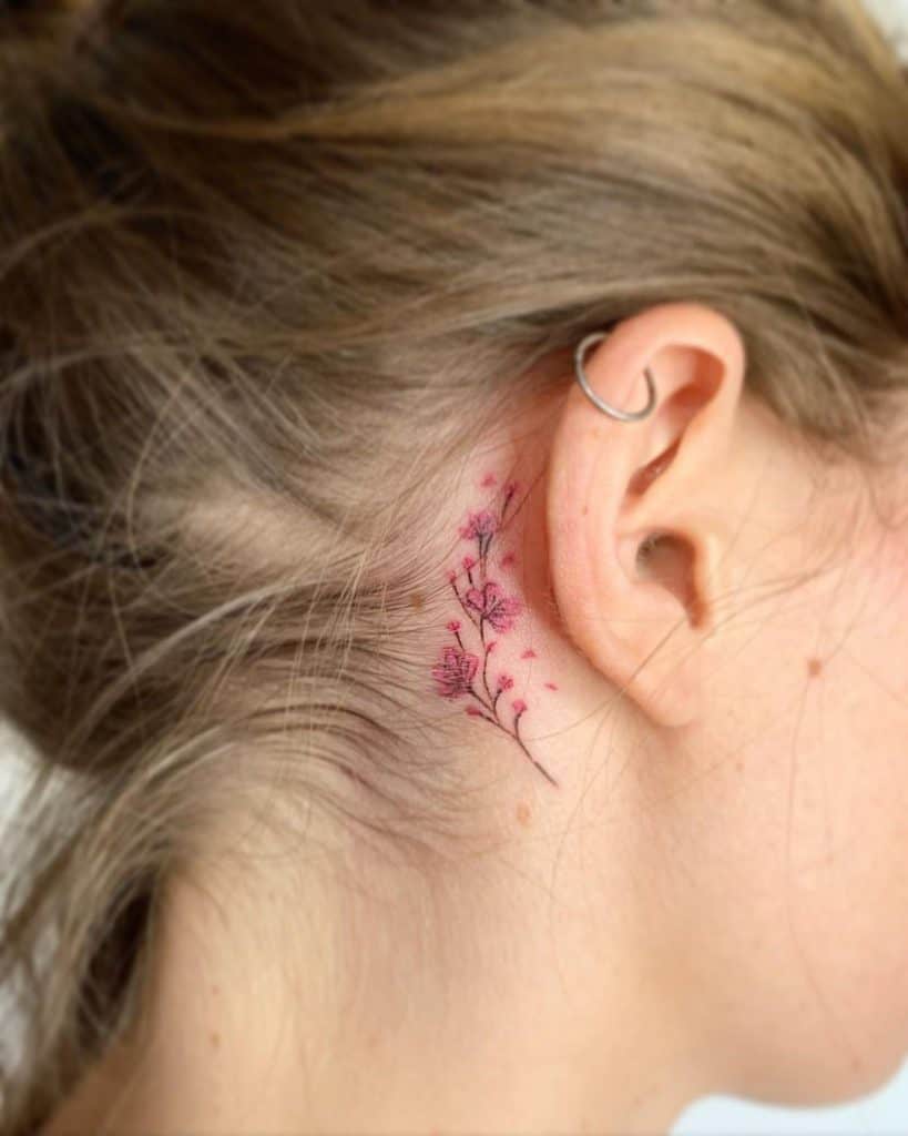 tattoo ideas for behind ear 0083