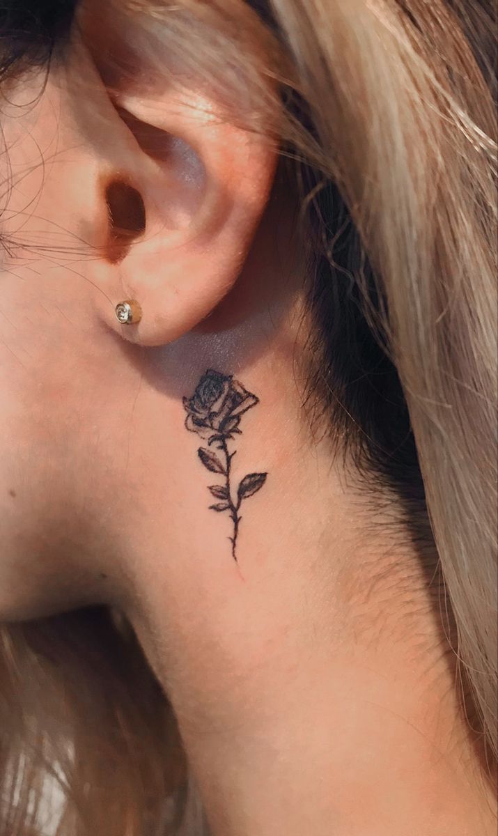 tattoo ideas for behind ear 0098