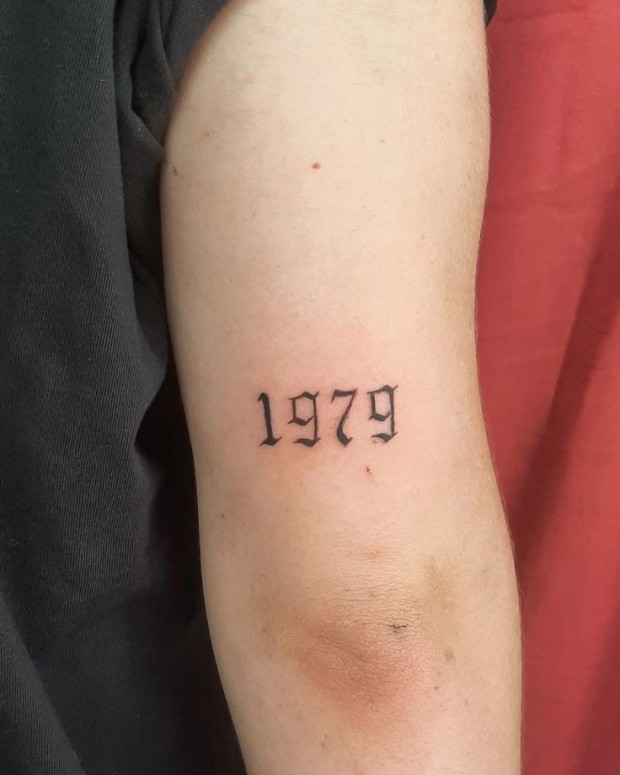 tattoo ideas for date of birth 0097