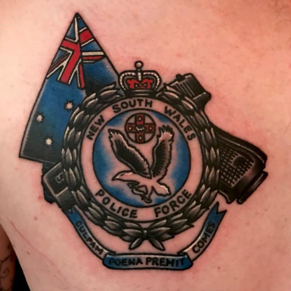 tattoo ideas for police 0064