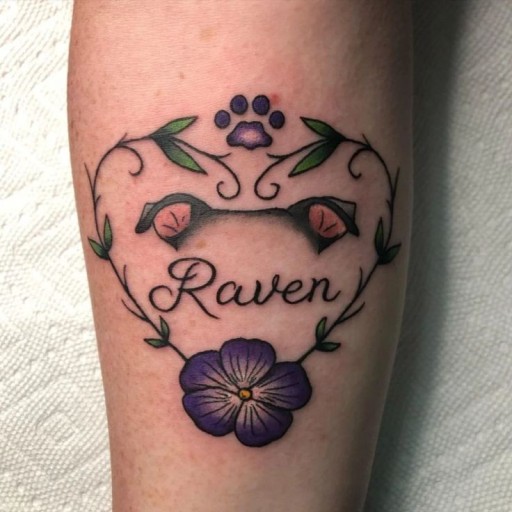 tattoo ideas for silver lab dog 0051