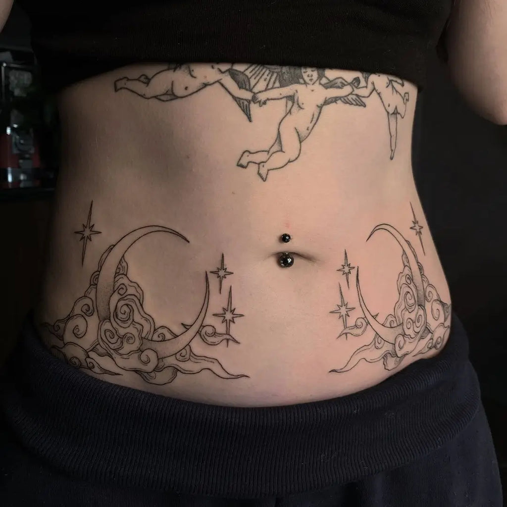 tattoo ideas for stomach 0045