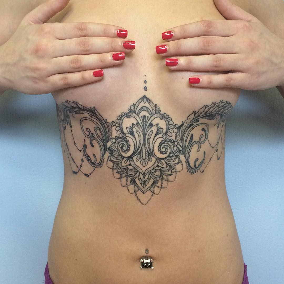 tattoo ideas for stomach 0083