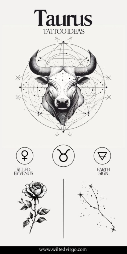 tattoo ideas for Taurus individuals