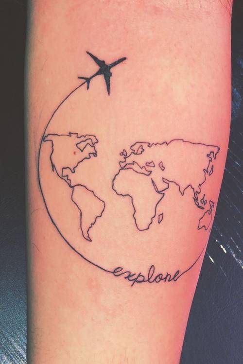 tattoo ideas for traveling 0027