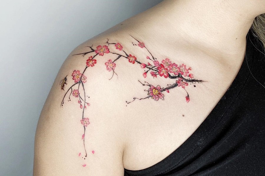 tattoo ideas for woman shoulder 0043