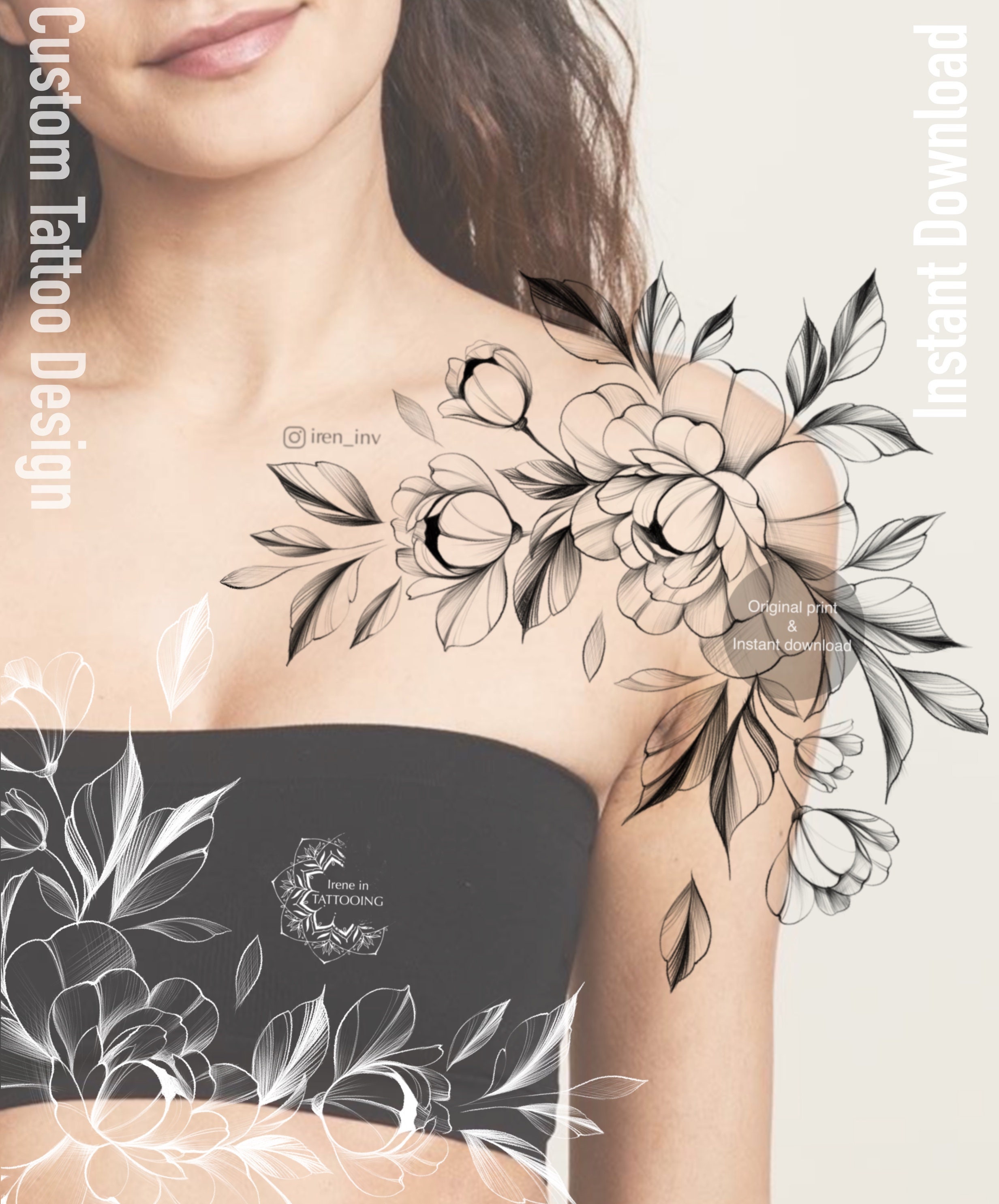 tattoo ideas for woman shoulder 0048