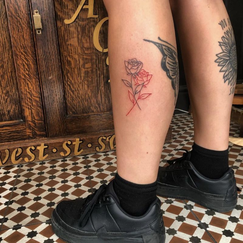 tattoo ideas leg calf 0020