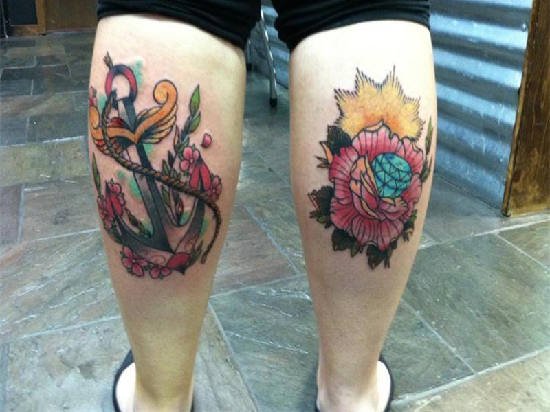 tattoo ideas leg calf 0058