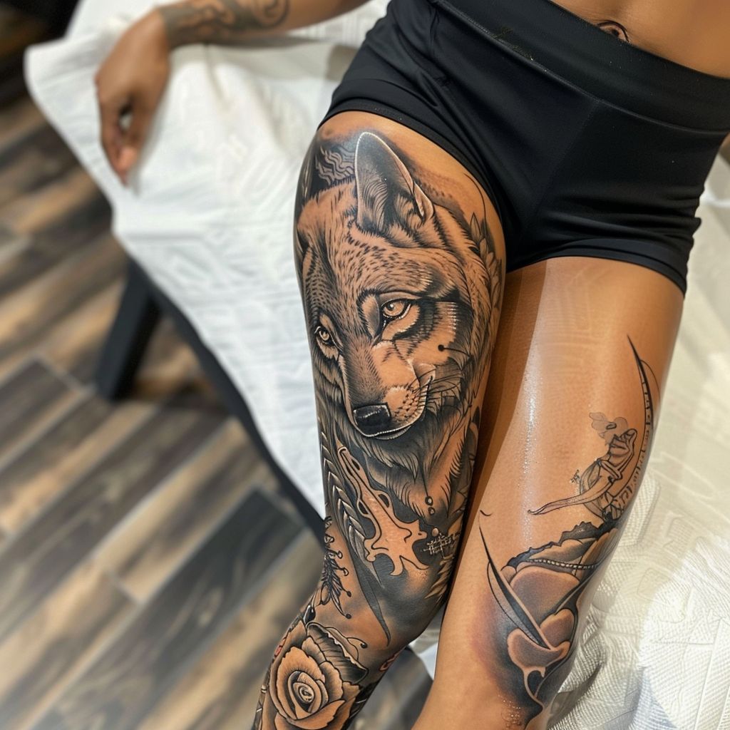 tattoo ideas leg sleeve 0040