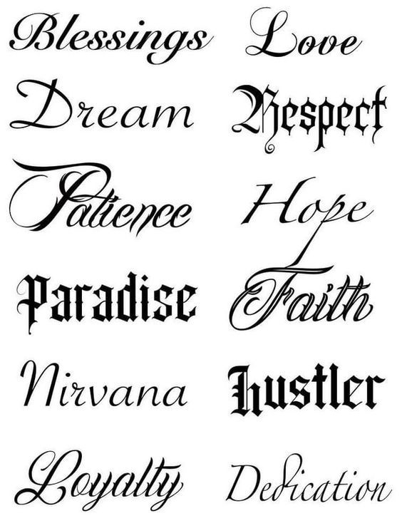 tattoo ideas lettering 0032