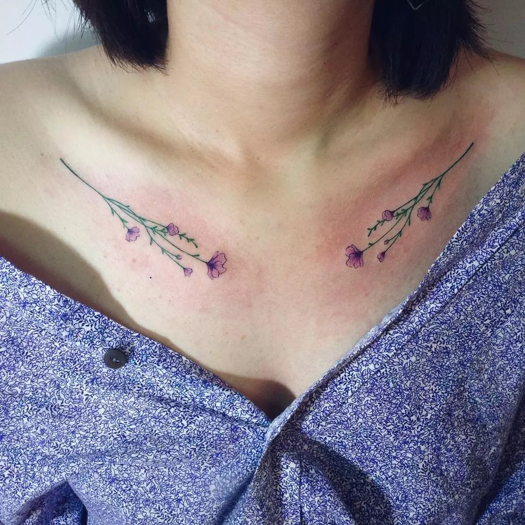 tattoo ideas on collar bone 0026