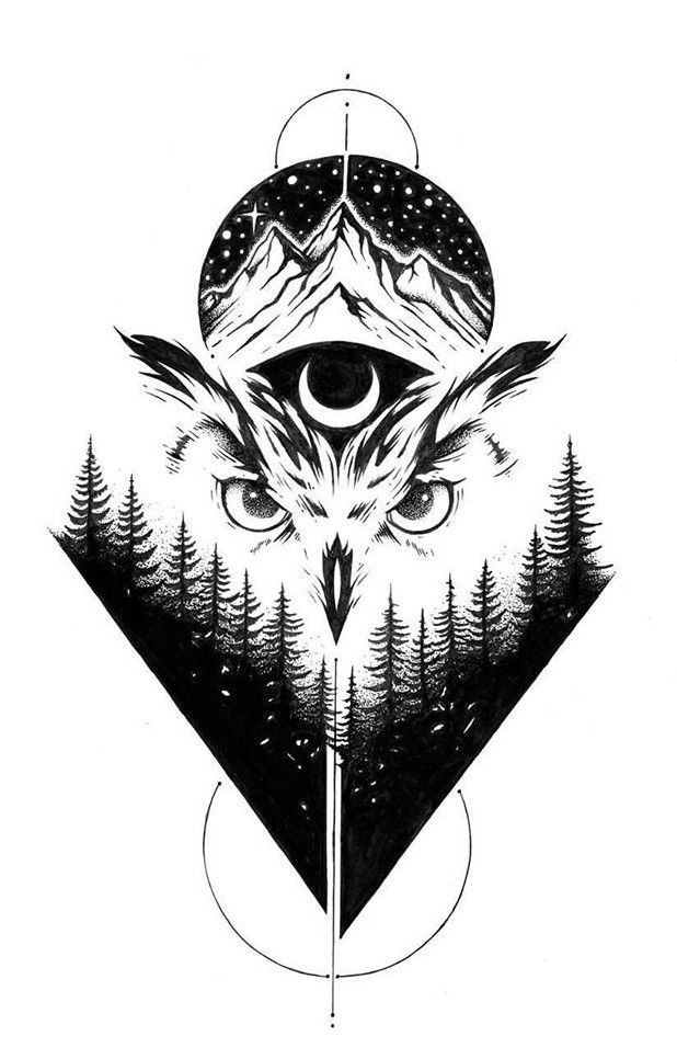 tattoo ideas owl 0037