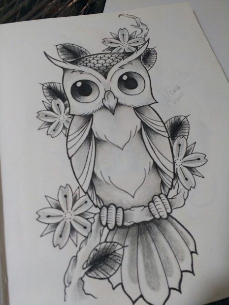 tattoo ideas owl 0096