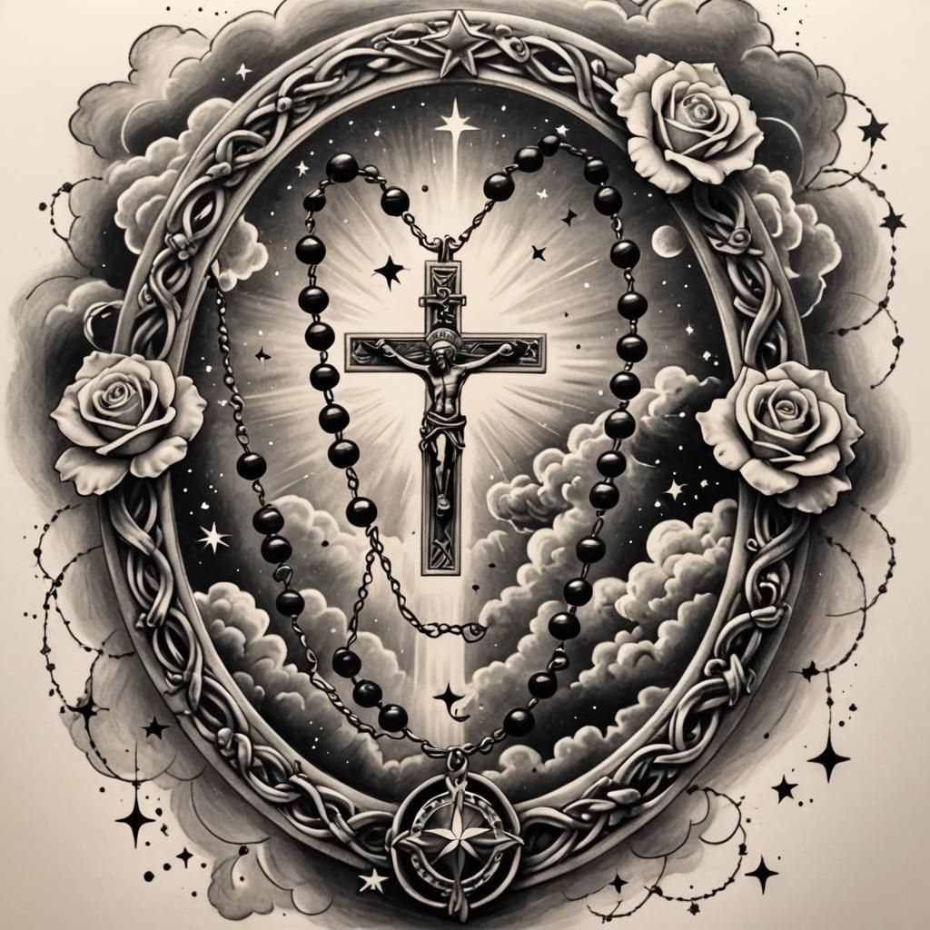 tattoo ideas rosary 0036